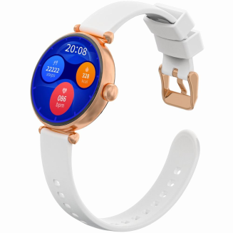 Smartwatch Gravity Różowe Złoto Biały 2 Paski GT26-2 - 6