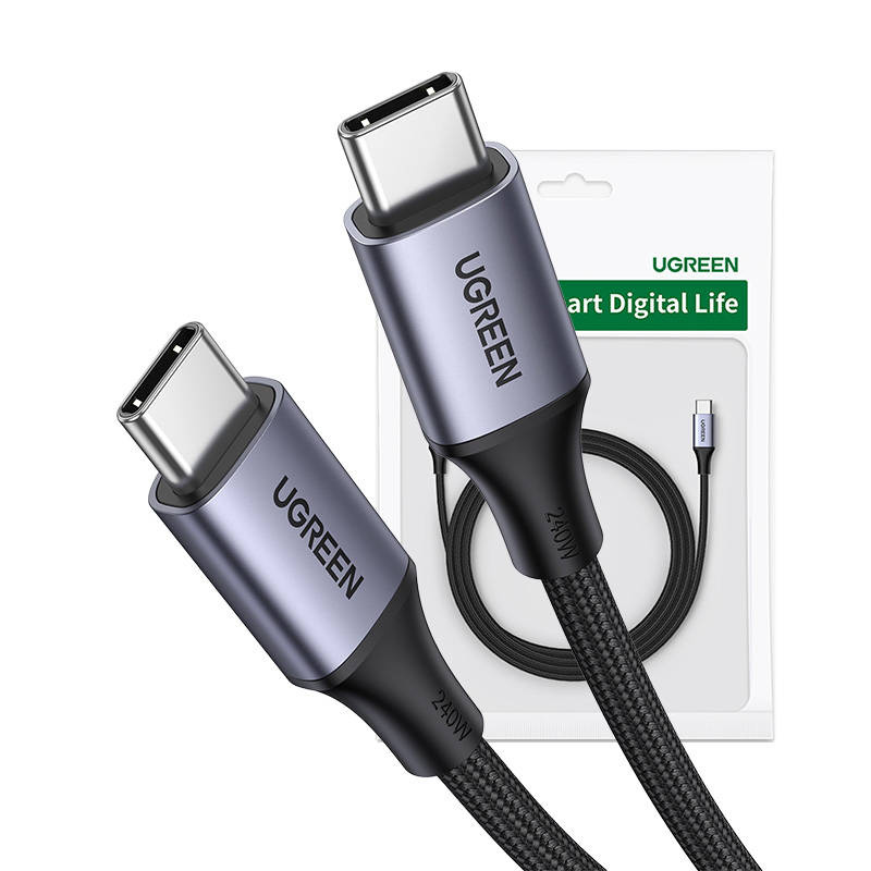  UGREEN 15311 USB-C-USB-C Cable 1m (Gray)