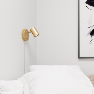 Kinkiet By Rydens Correct 1-llite wall gold - 2