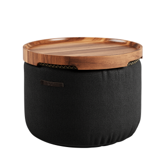 SACKit Serving Tray acacia pouf - 3