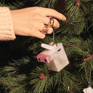 Alessi Cubicorno Christmas tree bauble - 5