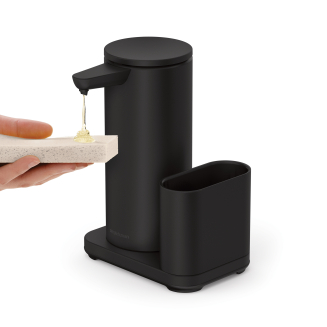 Dozownik bezdotykowy z akumulatorem i pojemnikiem na akcesoria Simplehuman czarny - 3