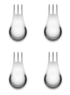 Alessi Moscardino multifunctional cutlery 4 pcs.