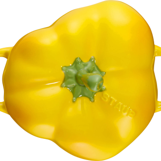 Mini Cocotte okrągły papryka Staub - 470 ml, Żółty - 2