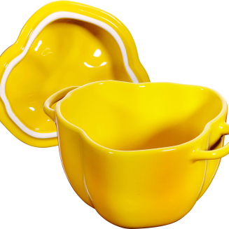 Mini Cocotte okrągły papryka Staub - 470 ml, Żółty - 4