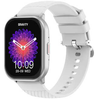 Smartwatch Gravity Srebrny Pasek + Bransoleta GT43-2 - 5