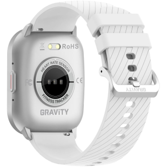 Smartwatch Gravity Srebrny Pasek + Bransoleta GT43-2 - 11