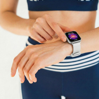Smartwatch Gravity Srebrny Pasek + Bransoleta GT43-2 - 12