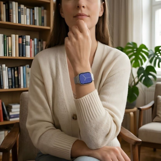 Smartwatch Gravity Srebrny Pasek + Bransoleta GT43-2 - 13