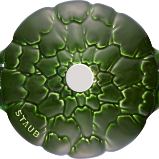 Garnek żeliwny okrągły karczoch Staub - 3 ltr, Zielony - 4