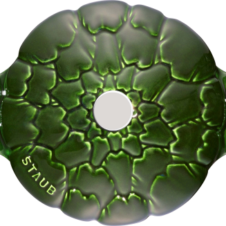 Garnek żeliwny okrągły karczoch Staub - 3 ltr, Zielony - 4