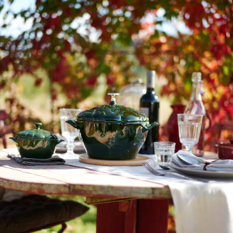 Garnek żeliwny okrągły karczoch Staub - 3 ltr, Zielony - 12