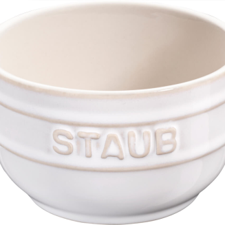 Staub Mini Ramekin Okrągły, 4 szt. - 200 ml, Kość słoniowa - 2