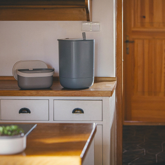 PLASTIA Pojemnik na bioodpady z ramką 3.1 ltr jasnoszary - 8