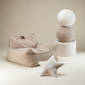 Fotel dziecięcy Wigiwama Beanbag Chair Biscuit | BESTSELLER - 4