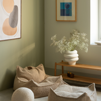 Fotel dziecięcy Wigiwama Beanbag Chair Biscuit - 9