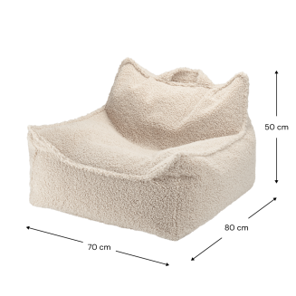 Fotel dziecięcy Wigiwama Beanbag Chair Biscuit | BESTSELLER - 2
