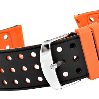 Pasek silikonowy POMARAŃCZOWY U12-20-4 - 2