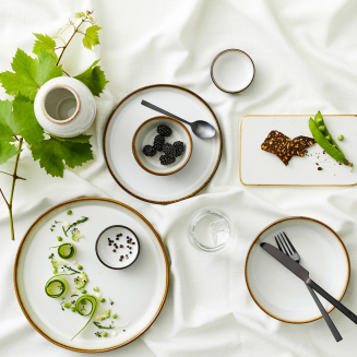 Talerz Bitz Gastro Grey&Cream 27 cm - 5