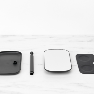 Lusterko z tacką Brabantia ReNew Dark Grey - 10