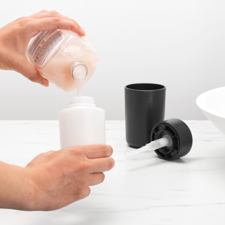 Dozownik do mydła w płynie Brabantia ReNew Dark Grey - 7