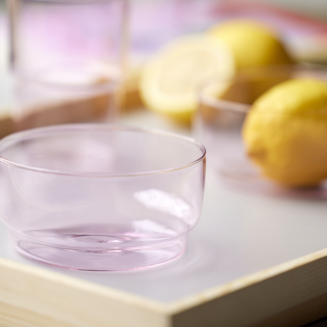 Miseczki Lyngby Glass Torino Pink 500 ml - 2 szt. - 2
