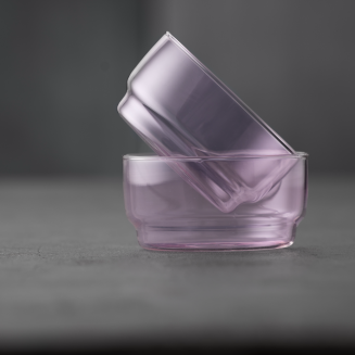 Miseczki Lyngby Glass Torino Pink 500 ml - 2 szt. - 4
