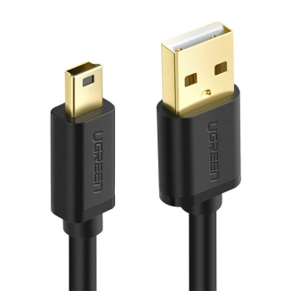 Kabel UGREEN 10355B USB 2.0-mini USB 1m (czarny) - 3