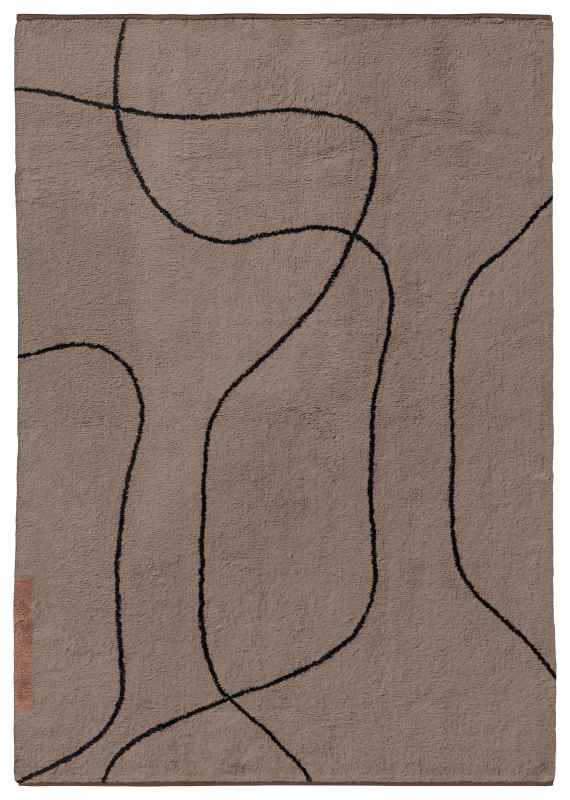 Dywan Mette Ditmer SHADOW Brown 140×200 cm