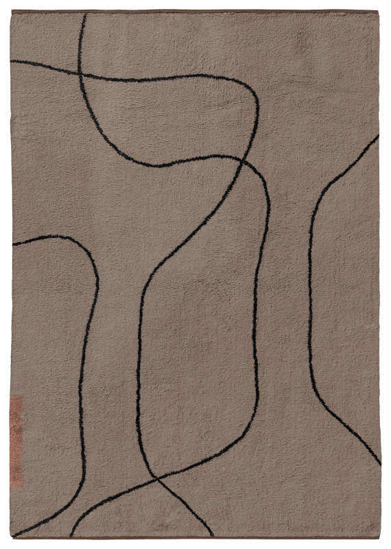 Dywan Mette Ditmer SHADOW Brown 140×200 cm