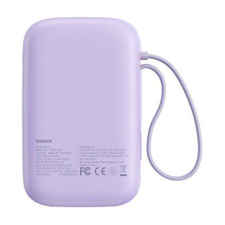 Powerbank BASEUS QPow 2 10000mAh 30W (fioletowy) - 2