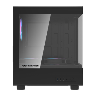  Darkflash DB330M Computer Case + 3 Fans (Black) - 3