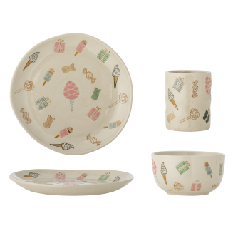 Zestaw porcelany dla dziecka Bloomingville Mini Sweets 3 szt. - 2