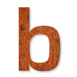 Litera na dom Keilbach Iron Number "b" 24 cm