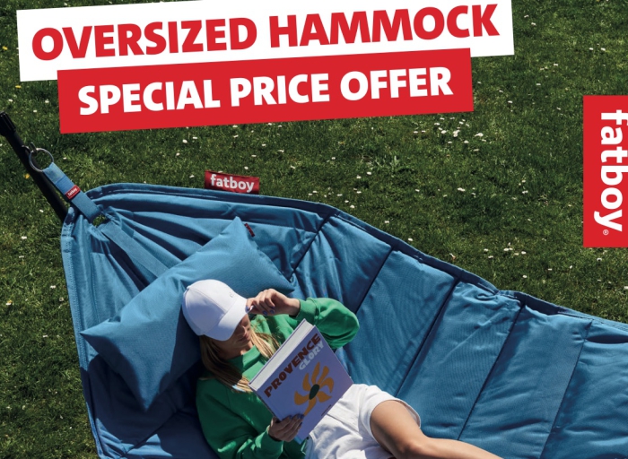 Fatboy Headdemock Promo. Buy the iconic hammock at a discount.