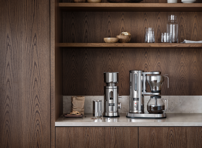 Aarke drip coffee maker. Minimalist design and professional extraction with ECBC certification.